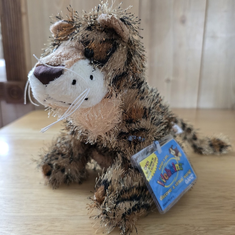 Ganz Webkinz Leopard HM031 Plush NWT Sealed Unused Code Retired